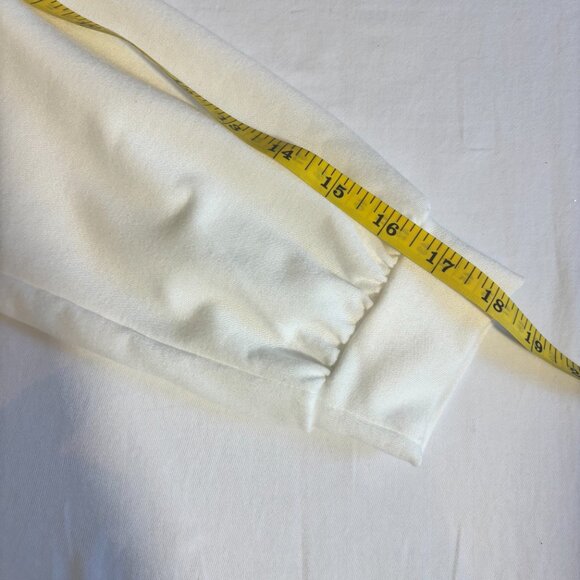 DaDa White "Love" Sweatshirt with Sequin Detail - Size M - Picture 10 of 11